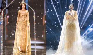 Mạo hiểm đụng hàng trang phục final walk của Thùy Tiên, nàng hậu này có chịu cảnh thất thế?