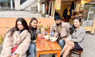 Mẹ con bà Cúc (Hướng Dương Ngược Nắng) đi ăn ở quán bún của bà Nga (Thương Ngày Nắng Về)