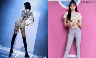 Vẫn biết Lisa có đôi chân cực dài nhưng không ngờ tỷ lệ cơ thể còn hơn cả mức vàng