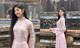 Á hậu Minh Kiên hóa người đẹp tóc mây, đốn tim khán giả bởi vẻ đẹp trong veo như nắng