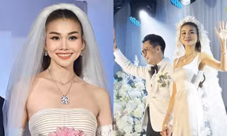 Thay 3 bộ váy nhưng Thanh Hằng chỉ yêu thích mỗi món phụ kiện này trong suốt lễ cưới