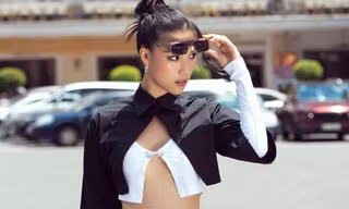Á hậu Hoàng Oanh gợi cảm đến không ngờ sau khi ly hôn chồng Tây