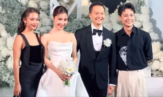 Thanh Sơn sánh bước bên Khả Ngân dự đám cưới Diễm My 9X, khi nào công khai hẹn hò?