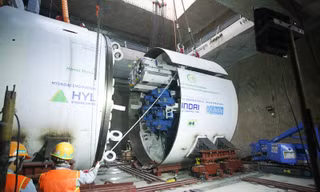 Robot đào hầm thứ nhất metro tại Hà Nội đã hoàn thành việc chạy kỹ thuật.