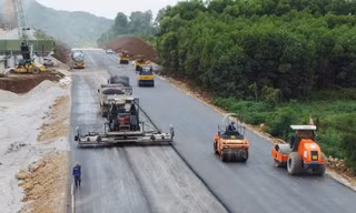 Cấp tập thi công cao tốc QL45 - Nghi Sơn, phấn đấu thông xe dịp 2/9 