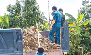 Huỷ nổ quả bom nặng 127 kg nằm gọn trên xe tải