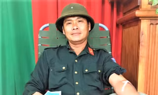 Chiến sĩ công an nhiều lần hiến tiểu cầu, cứu người nguy kịch