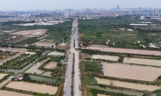 Tuyến đường hơn 700 tỷ đồng ở huyện Hoài Đức sau hơn 2 năm triển khai thi công hiện ra sao?