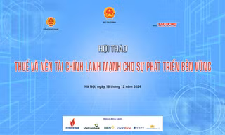 Thuế và nền tài chính lành mạnh cho sự phát triển bền vững