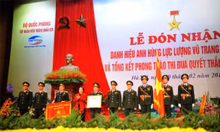 Viettel nhận danh hiệu anh hùng LLVT