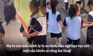 Cách các bé gái đối xử với người bạn bị khuyết tật khiến ngay cả người lớn cũng bất ngờ