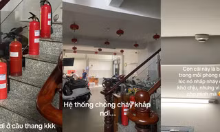 Chủ nhà trọ trang bị hệ thống PCCC xịn xò, nhận mưa lời khen từ dân mạng