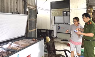 Bí mật bên trong kho hàng ‘Thịt heo, bò xuất nhập khẩu tại Huế’