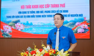 Vận dụng tư tưởng Hồ Chí Minh trong xây dựng hình mẫu thanh niên Huế thời kỳ mới