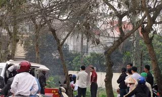 Hiện trường vụ việc. Ảnh: Thái Phi