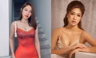 Người đẹp Nhân ái Thuỳ Tiên, hotgirl hàng không Vân Ly đọ sắc với váy hai dây nóng bỏng