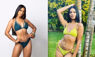 Nữ người mẫu với body nóng 'bỏng mắt' đăng quang Hoa hậu Trái đất CH Dominica