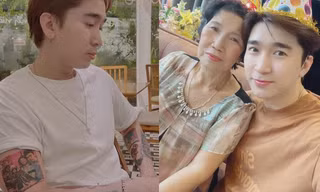 Chi Dân xăm hình mẹ lên tay để mãi được ở bên người mình yêu thương nhất