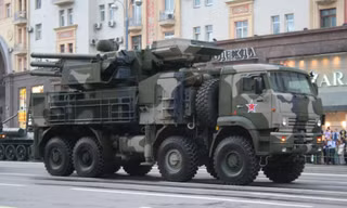 Hệ thống tên lửa phòng thủ Pantsir. Ảnh: Wikipedia