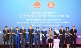 Hội nghị Bộ trưởng Giáo dục ASEAN lần thứ 12 ra tuyên bố chung