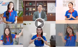 Sĩ tử 2K7 sẵn sàng bước vào kỳ thi, tình nguyện viên túc trực hỗ trợ
