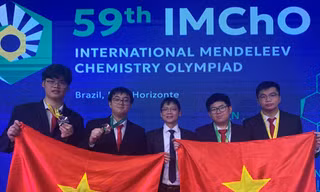 Việt Nam lập cú đúp Huy chương Vàng tại kỳ thi Hóa học khó nhất hành tinh