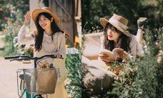 Cảm nhận sự bình yên qua bộ ảnh giản dị của nữ sinh Đại học Đà Lạt