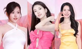 Thảm đỏ Baeksang 2024: Suzy dịu ngọt bất chấp "váy sến", Yujin IVE đẹp trong veo 