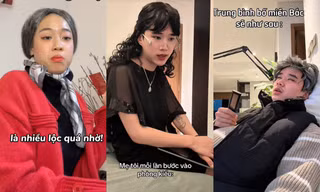 Netizen mong 2 TikToker kết hợp làm series "phụ huynh miền Bắc đúc từ một khuôn"
