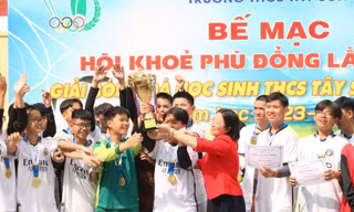 Ngày hội Thể thao trường THCS Tây Sơn: Teen cực nhiệt huyết khiến ai cũng trầm trồ
