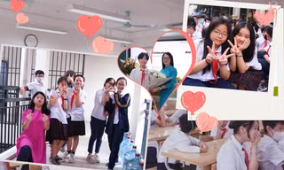 Teen THCS Nguyễn Du (Hà Nội) mừng ngày Nhà giáo Việt Nam: Vẽ tranh, làm clip tặng thầy cô