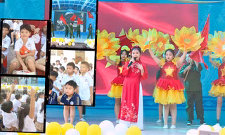 Tween Tiểu học Nam Thành Công hân hoan chào mừng 70 năm ngày Giải phóng Thủ đô