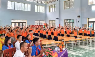 Đại hội Liên đội trường Tiểu học Nghi Ân: 17 cái tên xuất sắc tạo làn gió mới