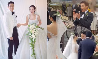 Đám cưới Hyun Bin - Son Ye Jin: Cô dâu gọi một tiếng "chồng yêu" khiến dân tình "hú hét"