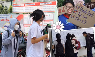 Thi tốt nghiệp THPT 2023: Sĩ tử và đội tiếp sức "bật chế độ cất cánh" trước giờ G