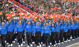 Loạt ảnh ấn tượng lễ Diễu binh, diễu hành kỷ niệm 70 năm Chiến thắng Điện Biên Phủ