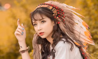 Hồn nhiên và phóng khoáng, cô gái 19 tuổi gây ấn tượng với bộ ảnh Bohemian