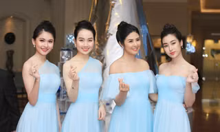 Nhìn lại dàn phù dâu 'tuyệt sắc' trong đám cưới Á hậu Thanh Tú
