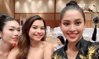Tiểu Vy vào vòng 2 phần thi tài năng sau hát 'Lạc trôi' của Sơn Tùng