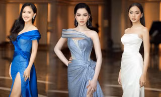 Cẩm Đan, Bích Thùy diện váy cúp ngực siêu gợi cảm