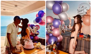 Showbiz 12/7: Ôn Bích Hà diện bikini cực sexy mừng tuổi 56 bên ông xã đại gia