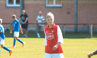 Erling Haaland trong màu áo U15 Bryne FK