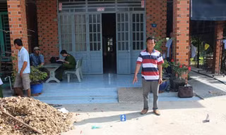 Đối tượng Thành tại hiện trường.
