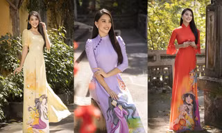 Hoa hậu Tiểu Vy dự đoán xu hướng áo dài Tết độc đáo, có thể sẽ là "hot trend" năm nay