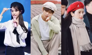 Học ngay các idol K-Pop cách đội mũ beret, chiếc mũ được yêu thích nhất trong mùa Đông
