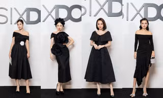 Mỹ nhân hàng đầu showbiz Việt so kè váy áo sang trọng trên thảm đỏ show NTK Đỗ Mạnh Cường