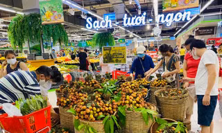 Người tiêu dùng có thể mua vải thiều taị hệ thống hơn 2.500 cửa hàng và siêu thị VinMart, VinMart+ trên toàn quốc.