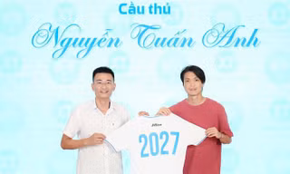 Tuấn Anh bất ngờ ký hợp đồng dài hạn với Nam Định