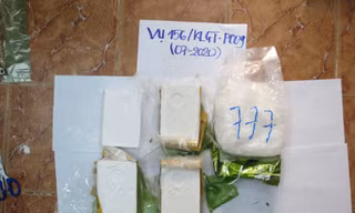 ‘Xách tay’ 6 bánh heroin về Việt Nam, 2 đối tượng bị truy tố