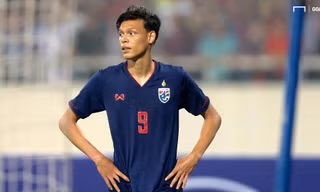 Supachai Jaidet là niềm hy vọng lớn nhất trên hàng công Thái Lan.
